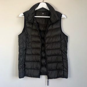 Women's Black Puffer Vest